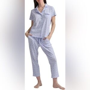 Karen Neuburger Women’s Blue Notch Collar Pajama Set | Size XL | NWT